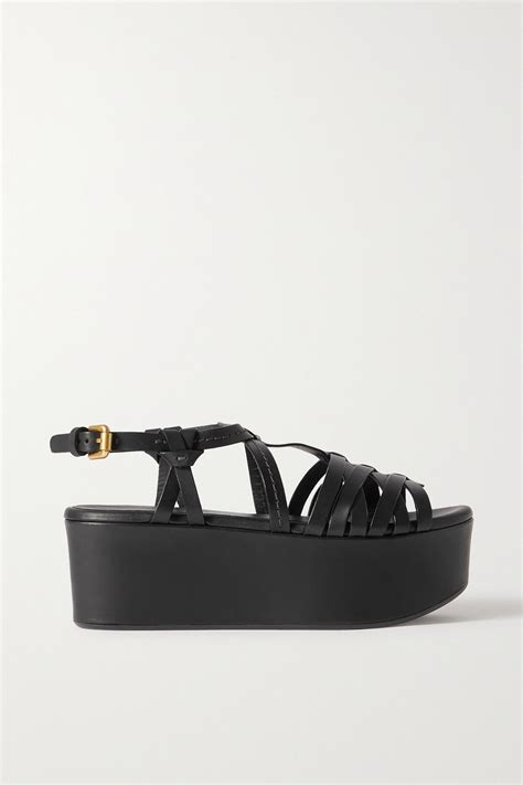 chloe black platform shoes|see by chloe flat sandals.